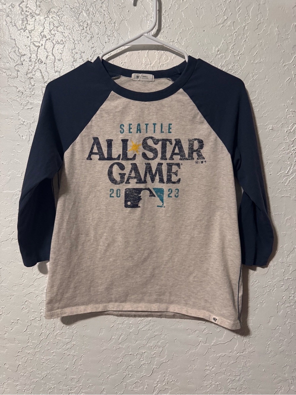 Seattle MLB All-Star Game 2023 '47 Brand baseball raglan T-shirt